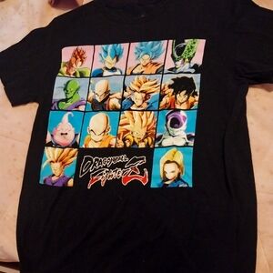 Hot Topic Dragon Ball Fighter Z Black Short Sleeve T-Shirt Medium